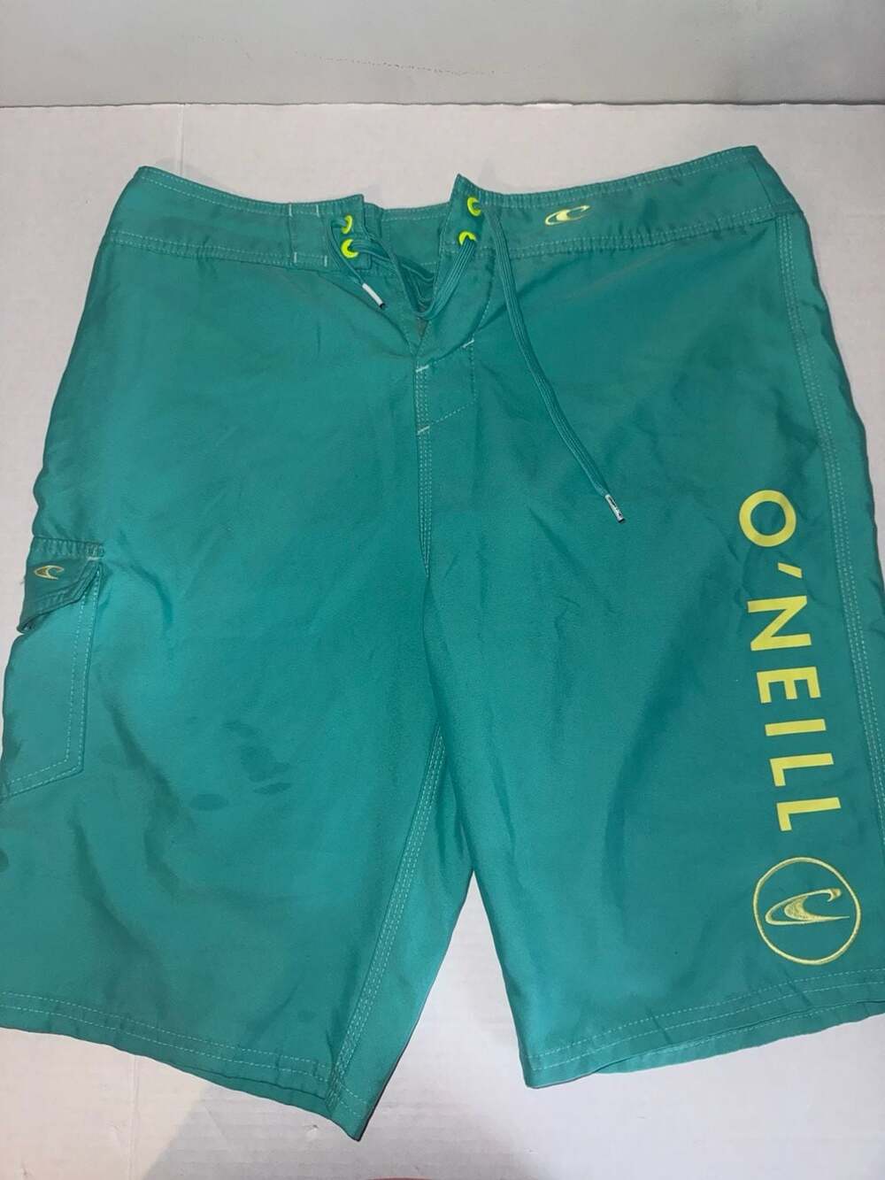 O'Neill Men's Teal Board Shorts Swim Trunks Size 30